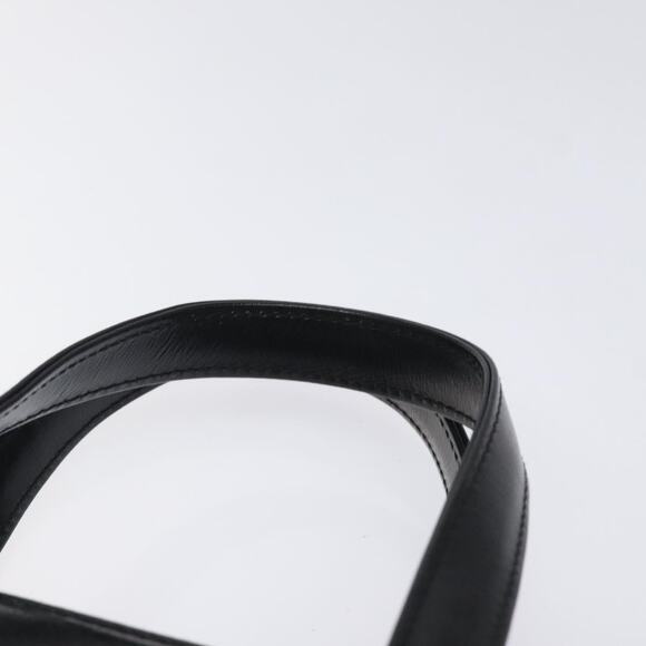 FENDI Hand Bag Leather Black Gold - Picture 8 of 12